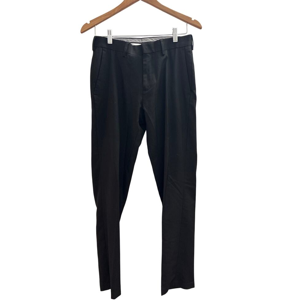 Haggar Black‎ Slim Fit Dress Pant Size 29x30 Excellent Condition